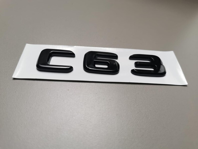 Mercedes AMG C63 Lettering Emblem, Adhesive, 22mm X 110mm - Etsy
