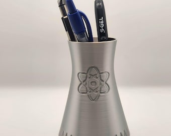 Nuclear Cooling Tower Pencil Holder – Geeky Desk Organizer