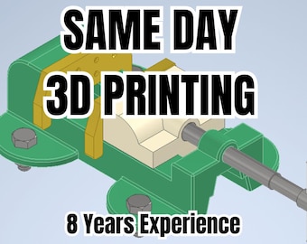 Custom 3D Prints - Same-Day Service - Custom Designs, Manufacturing, and Prototypes.