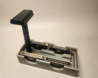 Henson Razor Travel Case QUAD: Locking Lid & Built-in Stand