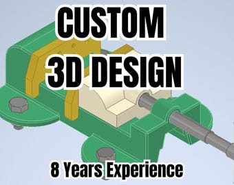 Expert 3D CAD Modeling & Manufacturing Service | 8 Years Industry and Academic Experience