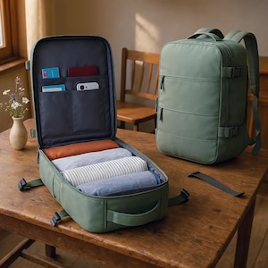 Door Ryanair goedgekeurde handbagage: reisrugzak 40 x 20 x 25 voor dames en heren Handbagage voor laptop, vrije tijd Weekendtrips"