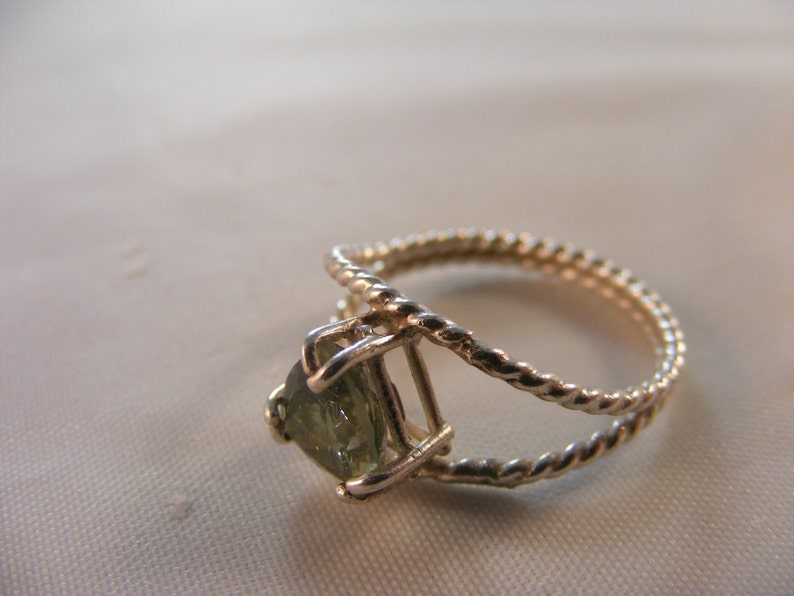 Sterling Silver Watermelon Quartz Ring Etsy