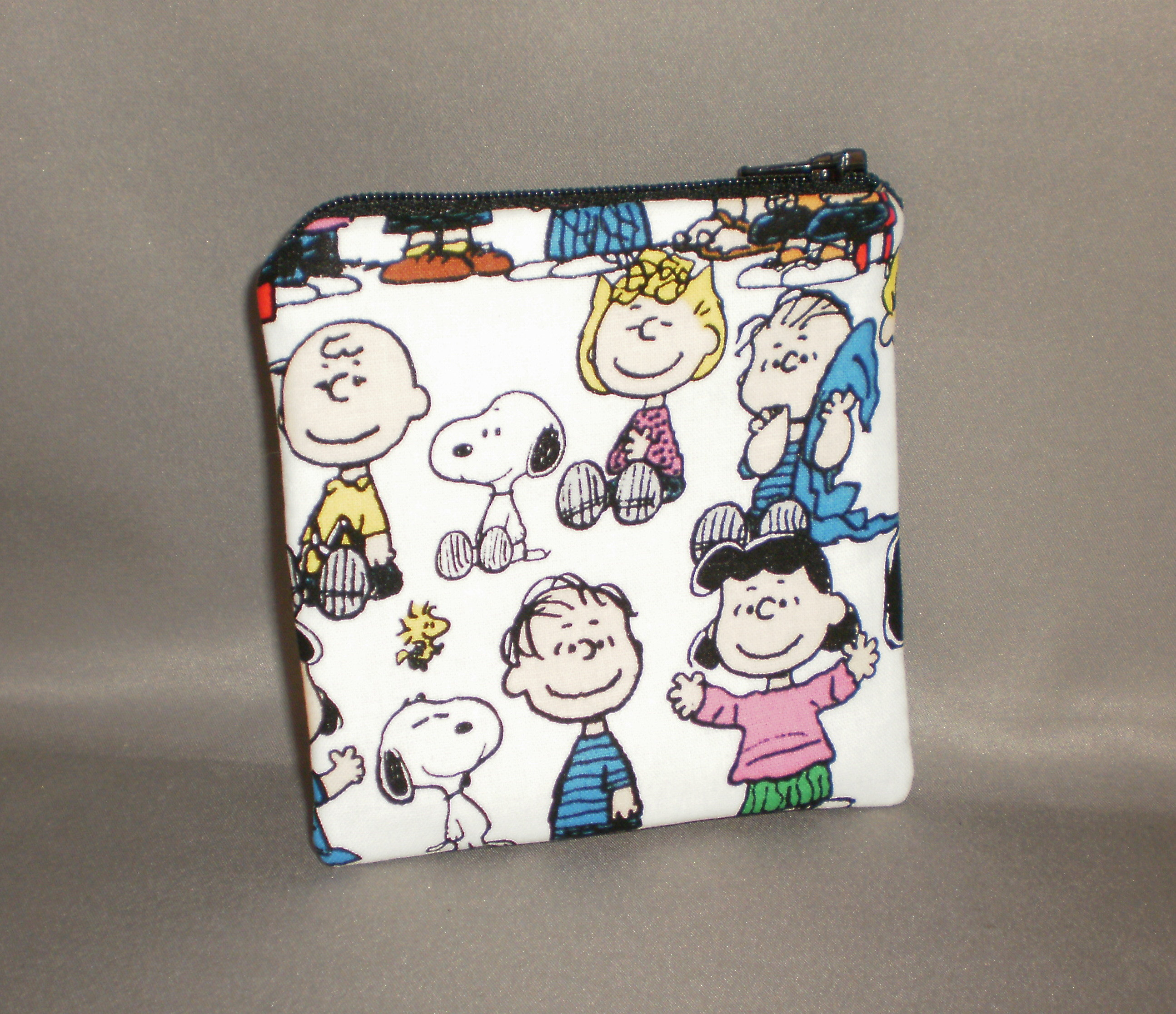 Snoopy Charlie Brown Cosmetic Bag Makeup Bag Large Etsy