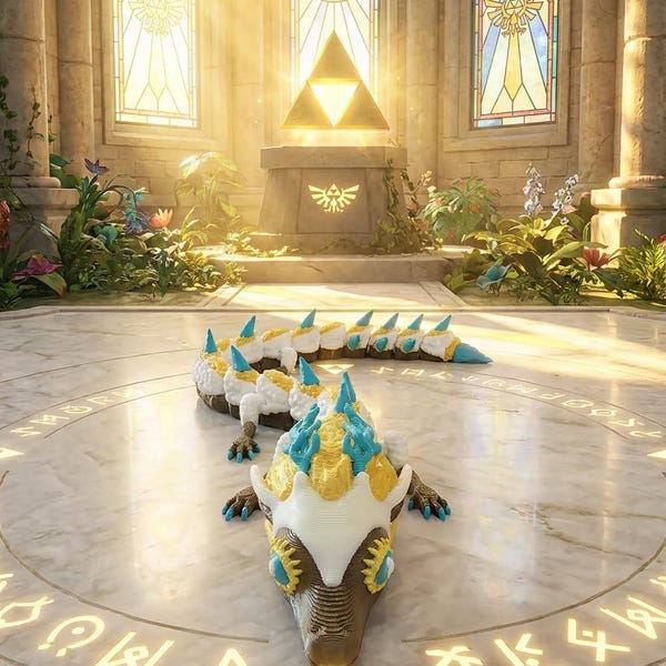 3D Flexi Articulated Light Dragon - Tears of the Kingdom