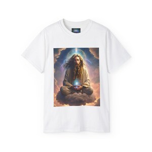 Zwevende salie uniseks ultrakatoen T-shirt