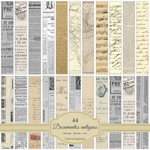Documentos antigos | 44 documentos antigos variados | Download digital |Manuscritos, anúncios, mapas, contabilidade, jornais...