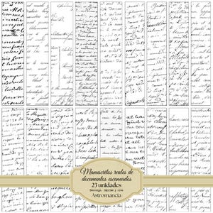 Overlays de manuscritos escaneados en varios idiomas | Superposiciones | Documentos sin fondo