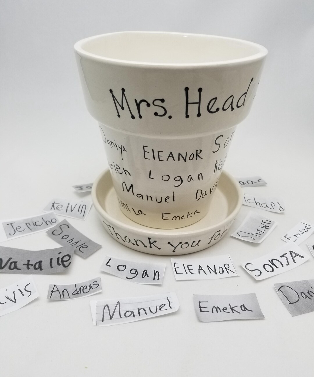End of the Year Personalized Teacher Gift Made With the Handwriting of ...