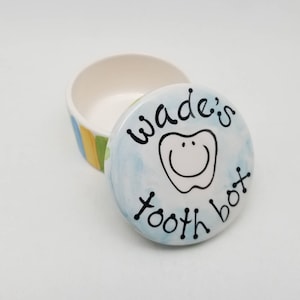 tooth box / box for tooth fairy / 1st tooth / milestone gift / personalized tooth fairy box / custom ceramic box / custom birthday gift