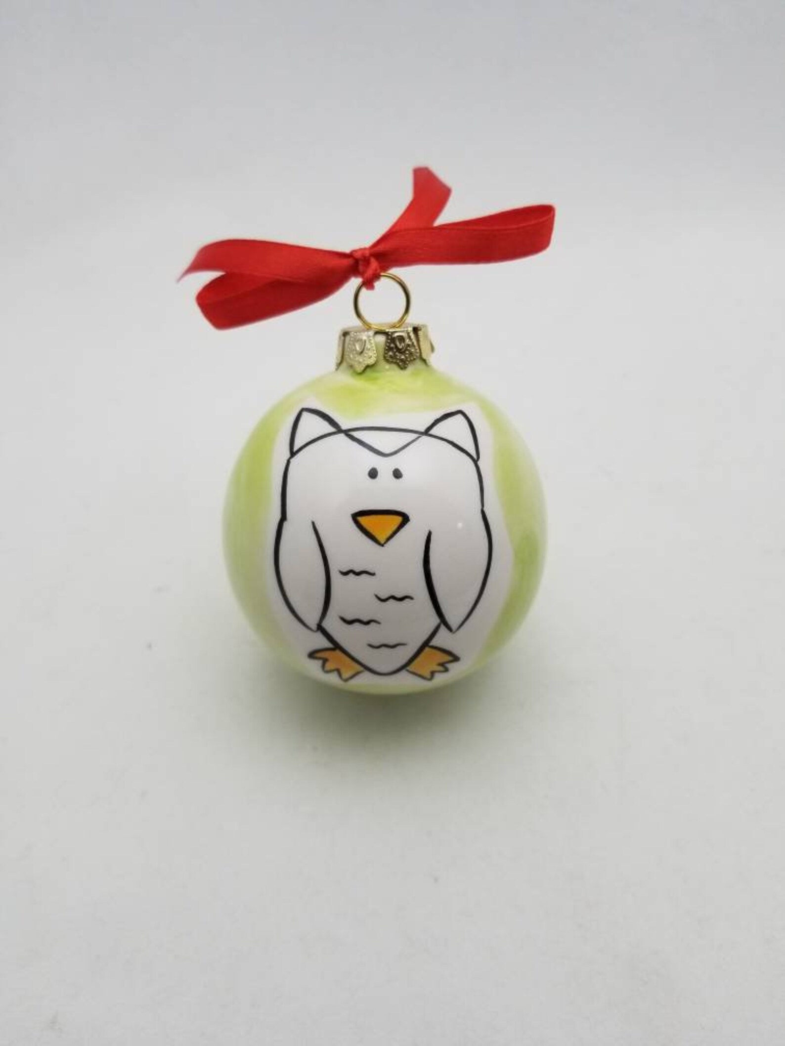 Snowy Owl Christmas Ornaments 