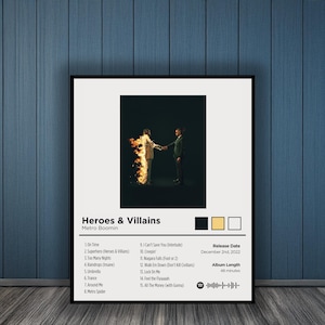 Heroes & Villains | Metro Boomin | Album Cover Poster