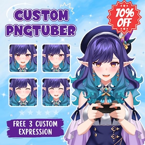 Custom Pngtuber | Pngtuber Character | PNGtuber model | Pngtuber for streamer | Pngtuber | Veadotube  Pngtuber Commission | Vtuber model