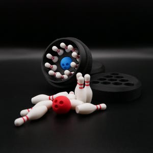 Reise-Bowling | Mini Bowling für unterwegs | als Trinkspiel oder Party Gag