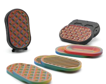 Juguete antiestrés modular NeoGlide FX grande: deslizador magnético | inserciones intercambiables | Sensorial motor | Háptico | TDAH | Alivio de la ansiedad