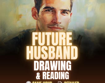 Future Husband Drawing and Reading, Same Hour Tarot Reading, Soulmate Drawing and Reading, Realistic Spouse, Draw My Soulmate, Psychic Love