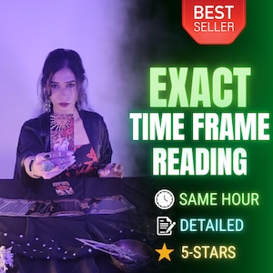 Genaue Zeitrahmen-Lesung, Tarot-Lesung zur gleichen Stunde, Timing-Vorhersage, wann wird es passieren, psychische Tarot-Lesung, mittlere Lesung