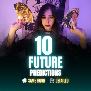 10 Future Psychic Predictions, Same Hour Tarot Reading, Psychic Future Predictions, Clairvoyant Reading, Medium Reading