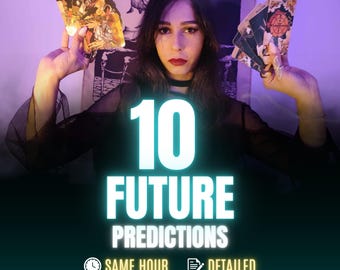 10 Future Psychic Predictions, Same Hour Tarot Reading, Psychic Future Predictions, Clairvoyant Reading, Medium Reading
