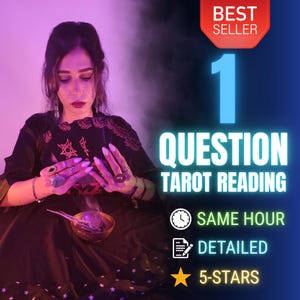 Lezen van één vraag, tarotlezen op hetzelfde uur, lezen met 1 vraag, paranormaal lezen, liefde - carrière - leven - advies