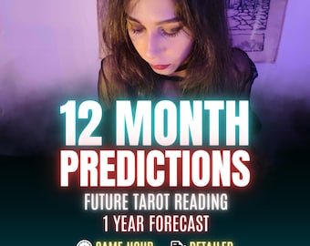 Paranormale lezing voor de komende 12 maanden, op hetzelfde tijdstip, nauwkeurige tarotreading voor de toekomst, paranormale toekomstvoorspelling, spirituele begeleiding.