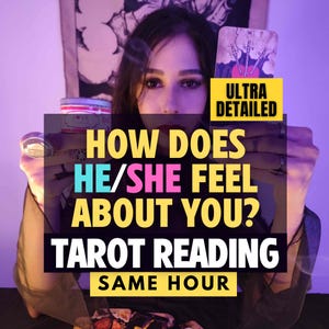 ¿Qué siente por mí?, Lectura de tarot a la misma hora, ¿Qué siente por mí?, Lectura psíquica del amor, Averigua sus pensamientos