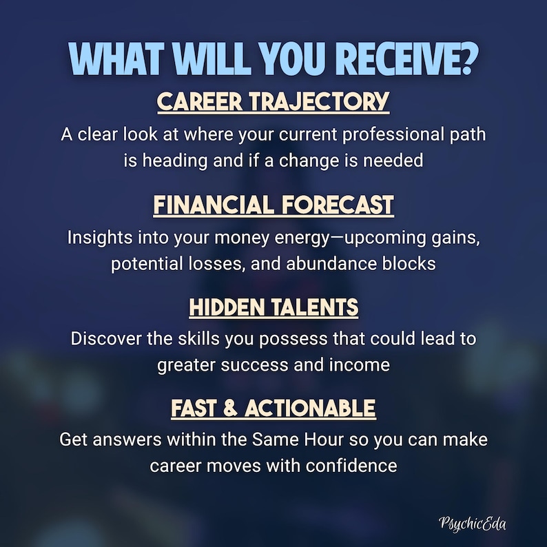 Career Tarot Reading Same Hour, What’s Next in Your Career?, Psychic Career Reading, Career Tarot Card Reading, Career Predictions image 3