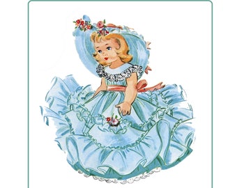 DIGITAL Vintage Doll Clothes PATTERN 2084 for 7" to 8" Chubby Walker & non Walker dolls like Ginny, Gigi, Peggy, Saucy Walker, Baby Sue PDF