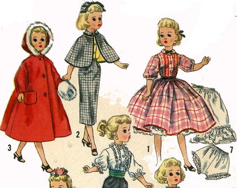 Doll Clothing PATTERN 2293 for 23" Revlon Dollikin Cissy Sweet Sue Sophisticate Toni Missy by Ideal 1950's Digital PDF instant download