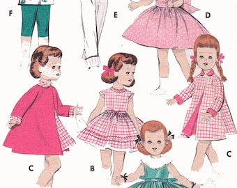 7973 Vtg Doll Clothes Pattern 16-17/" Saucy Walker Posie