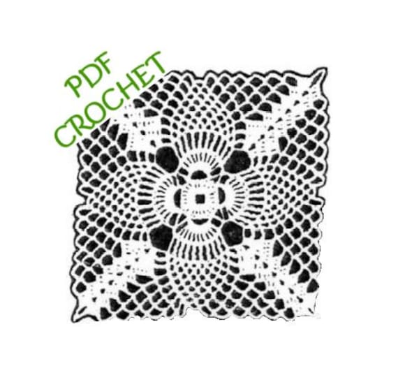 36 Vintage Crochet Patterns: Timeless Designs, Heirloom Details, and Easy Gift Ideas 23 Vintage Crochet Pattern 5708 Pineapple Table Cloth 4 inch