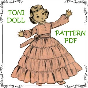 Schnittmuster 6919 für 21&quot; Toni oder Harriet Hubbard Ayers ein Brautkleid oder Abendkleid & ein Kurzes Kleid.&quot;