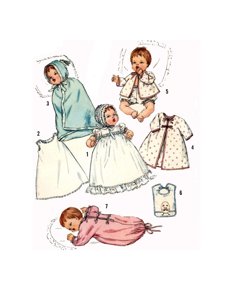 Thumbelina Doll Clothing PATTERN Vintage Doll Clothes PATTERN Etsy