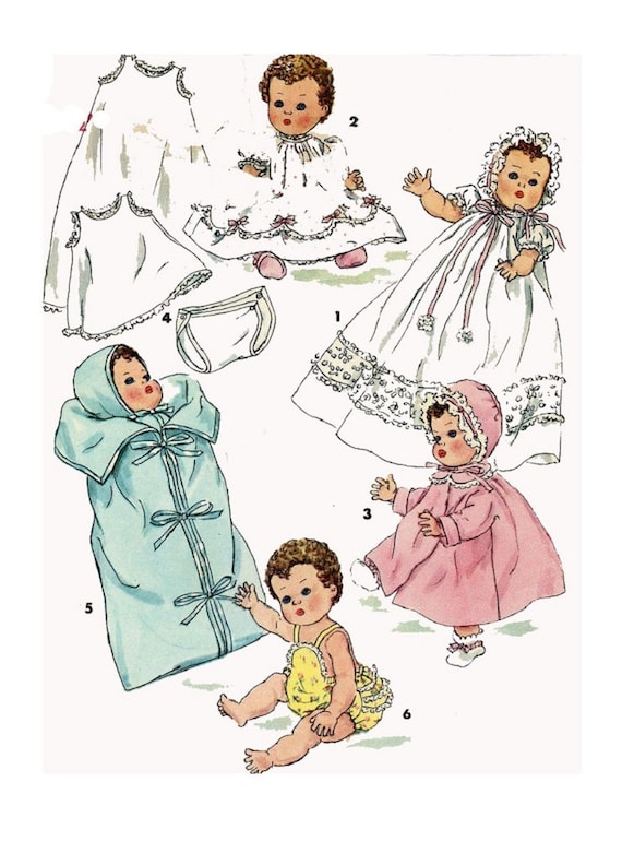 Doll Clothes PATTERN 3406 for 14/" dolls Betsy Wetsy Tiny Tears by Ideal Snowsuit