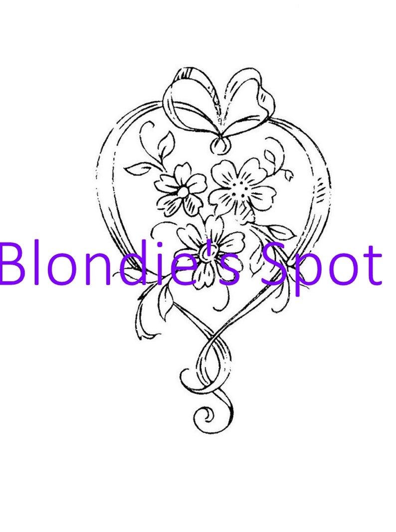 30s Digital Hand Embroidery 733 Floral Guest Towel motifs, Sprays of Flowers for Clothing Kerchiefs Doilies Tea Cloths image 8