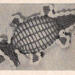 Alligator Soap Holder Crochet PATTERN from a 1955 Workbasket a Charming Kitsch item changed to PDF instant download
