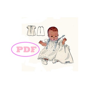 Vintage Retro Doll Clothes PATTERN 2659 for 11&quot; Baby dolls - Betsy Wetsy, Dy Dee Effanbee Sweetums & Pollyanna - Printable PDF Download
