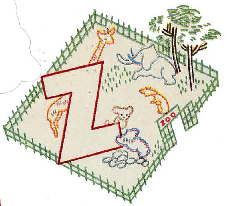 Puede incluir: Una ilustraci&oacute;n dibujada a mano de un mapa del zool&oacute;gico con un contorno rojo del n&uacute;mero siete. El mapa presenta una jirafa, un elefante, un oso y un cartel que dice "Zoo".