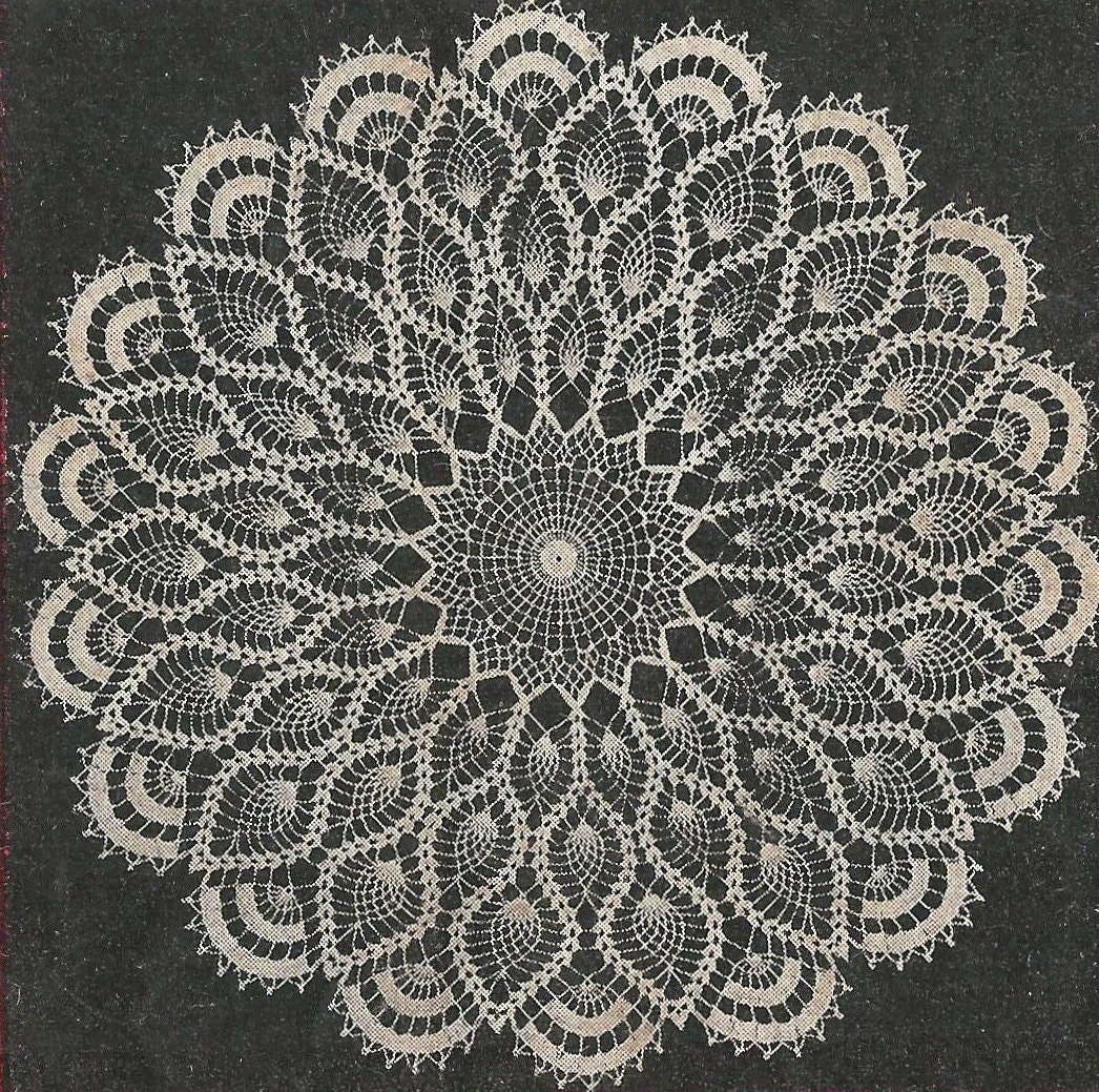 36 Vintage Crochet Patterns: Timeless Designs, Heirloom Details, and Easy Gift Ideas 2 Crochet Doily Pattern: 1950s Aunt Ellen's Pineapple Design