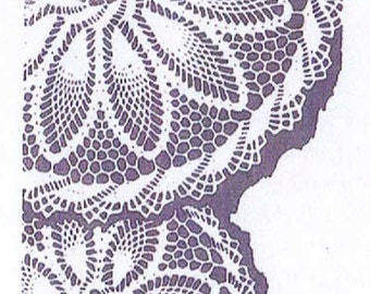 Digital PATTERN 754 Vintage Crochet Pineapple Doily Six sizes 26 18 19 12 or 16 10 inches from the 1960s in  PDF Instant Download