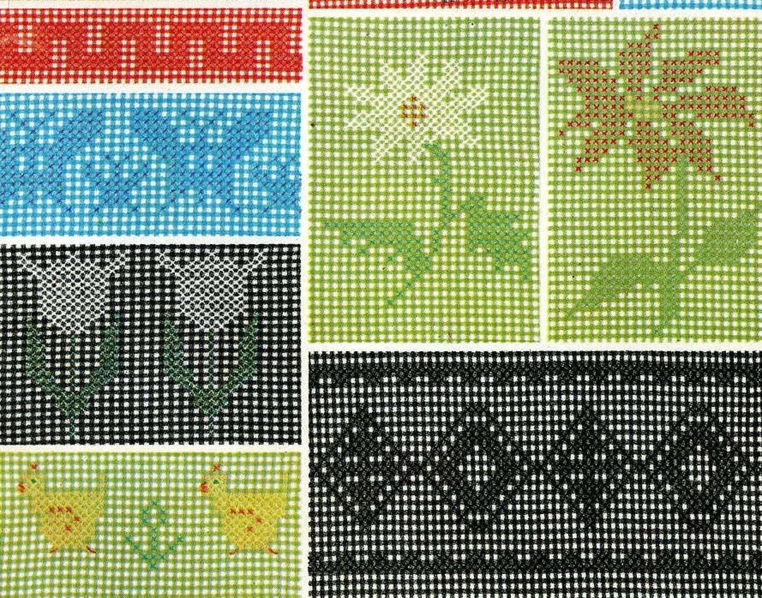 1950s-chicken-scratch-or-gingham-check-designs-4726-heart-border-rose-diamond-daisy-paper-doll-butterfly-pdf-format-instant-download-1940s-etsy for Free Printable Chicken Scratch Patterns 1950s Chicken Scratch or Gingham Check Designs 4726 Heart Border Rose Diamond Daisy Paper Doll Butterfly PDF Format Instant Download 1940s - Etsy for Free Printable Chicken Scratch Patterns