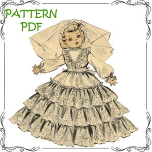 Toni und Sweet Sue Vintage Puppenkleidung Muster - Sofort PDF Download - Kleiderschrank für 16 &quot;&quot;Walker Puppen&quot;