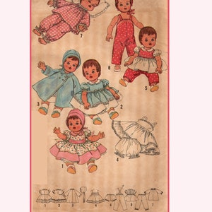 28&quot; Betsy Wetsy Tiny Tears Barbara Jo Baby dolls 3669 Doll Clothing PATTERN - Printable PDF Download