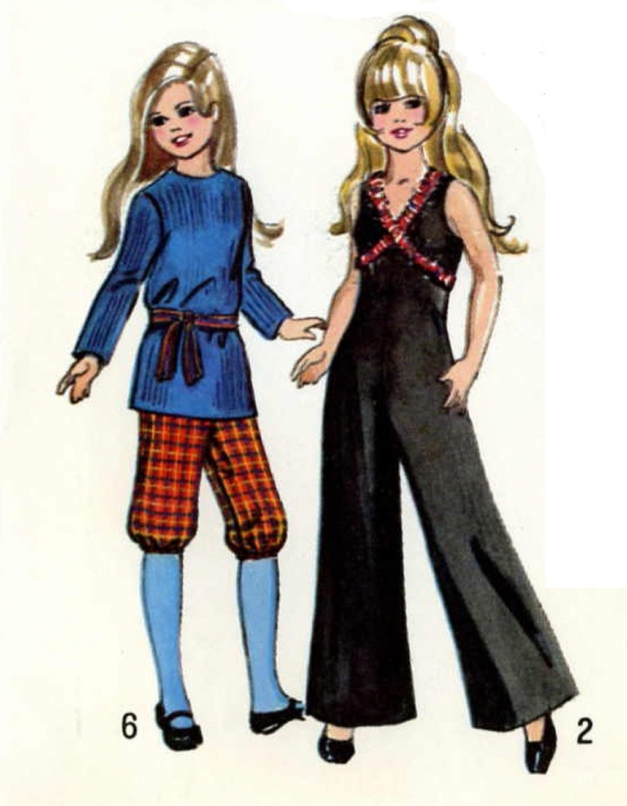 Doll Clothing PATTERN in Digital PDF Format 9698 for 17 | Etsy