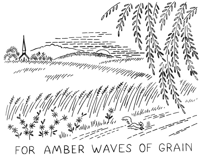 America the Beautiful Fruited Plain Purple Mountain Amber Etsy