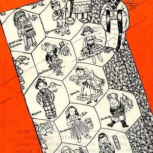 Dolls of the Nations Hand Embroidery Quilt Pattern - Instand PDF Download - Make a Twin size Heirloom quilt for a Doll Collector