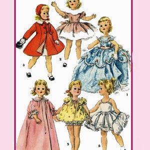 Vintage Doll Clothes Pattern 1983 for 16 18 inch Sweet Sue Toni by Alexander 