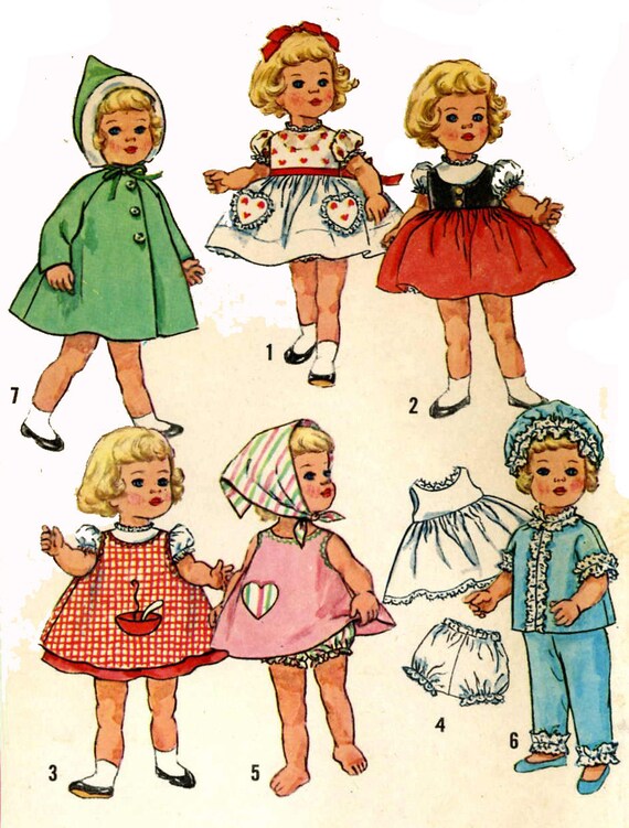 Vintage Pattern for Chatty Cathy Doll Patterns #F 