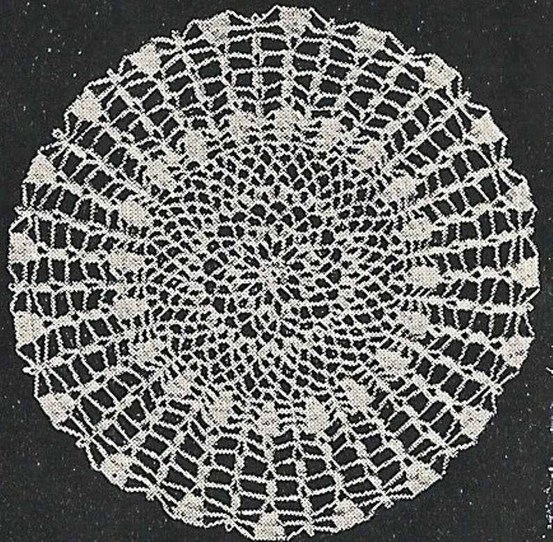 Butterfly Doily Crochet PATTERN & Two Basic Centers from 71 Star Book changed to a PDF instant download 7.5 9.5 10.5 11.5 image 4