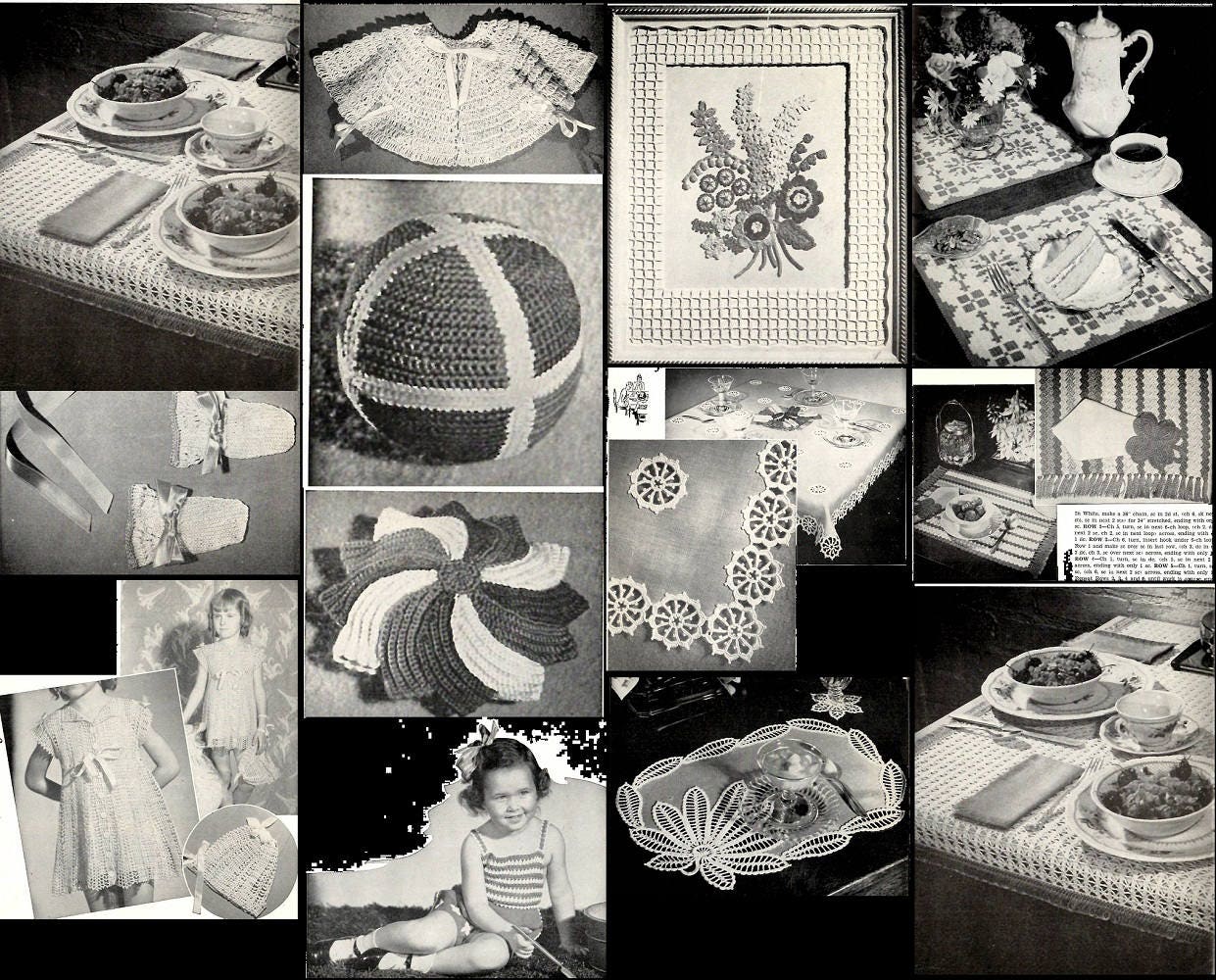 30 Doily Dress Crochet Patterns for Charming Wearables and Vintage Lace Ideas 15 Vintage Lily Crochet Pattern Book with Dresses and Doilies